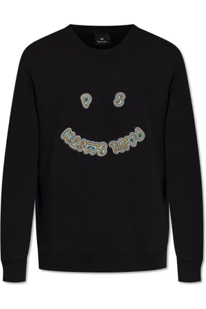 Paul Smith Sweatshirts & Hoodies, Herr, 2Xl, Bomull, Sweatshirt med färgstarkt broderad logotyp