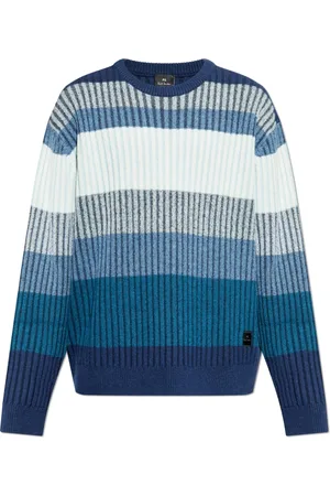 Paul Smith Stickade tröjor & koftor, Herr, XL, Ribbstickad Tröja