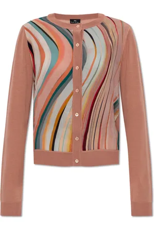 Paul Smith Stickade tröjor & koftor, Dam, XS, Cardigan med randigt mönster