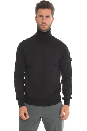 Peuterey Stickade tröjor & koftor, Herr, M, Bomull, Slim Fit Polokrage med Armlogga