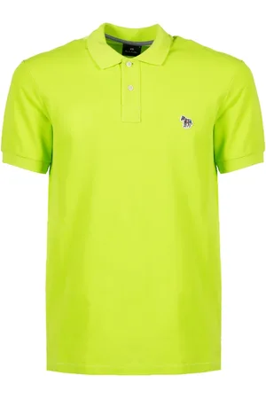 Paul Smith Topp, Herr, M, Bomull, Zebra Lime Pikétröja