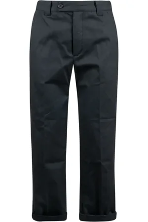 Kenzo Byxor, Herr, S, Svart Cropped Pant för Kvinnor
