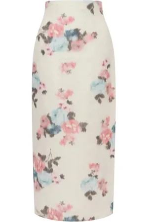 Serafini Kjol, Dam, M, Blommig Minikjol