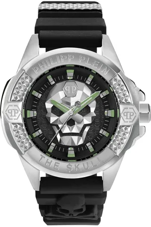 Philipp Plein Accessoarer, Herr, ONE Size, Titan Silver Klocka