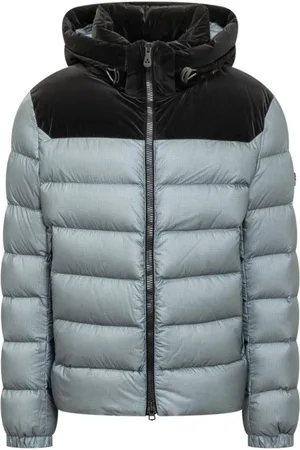 Peuterey Jacka, Herr, S, Hooded Zip Jacket with Logo Patch
