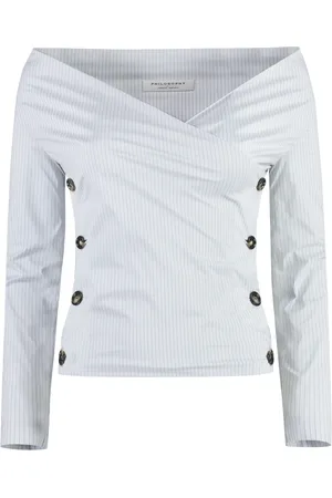 Serafini Topp, Dam, M, Polyester, Crepe Blouse