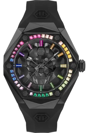 Philipp Plein Accessoarer, Herr, ONE Size, The $Kull Spikes Watch