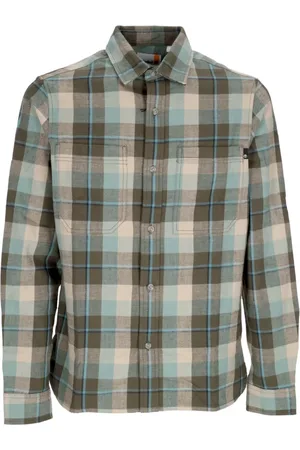 Timberland Skjorta, Herr, XL, Bomull, Arbetsflanellskjorta Grape Leaf