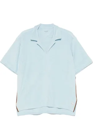 Paul Smith Topp, Herr, XL, Blå Polo Tröja Korta ärmar