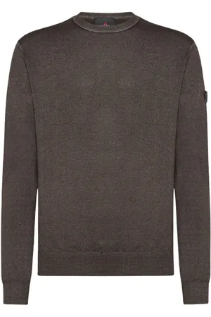 Peuterey Sweatshirts & Hoodies, Herr, L, Slimline syratvättad merinoullströja