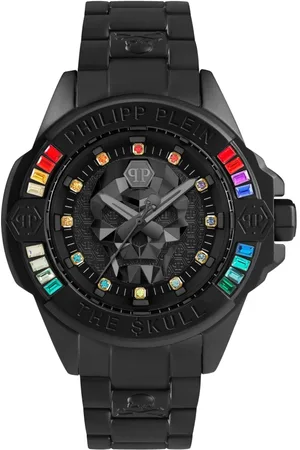 Philipp Plein Accessoarer, Herr, ONE Size, Könlös Klocka med Döskalle