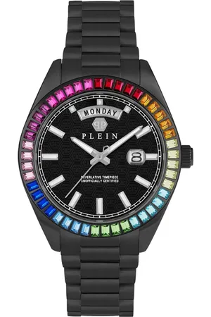 Philipp Plein Accessoarer, Herr, ONE Size, Date Superlative Gent 42mm Klocka