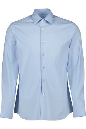 Prada Skjorta, Herr, L, Bomull, Stretch Cotton Shirt
