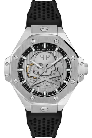 Philipp Plein Accessoarer, Herr, ONE Size, Skeleton Royal 46mm Klocka