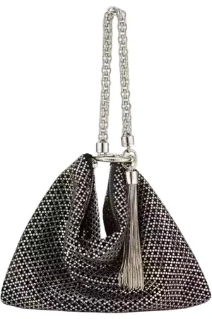 Jimmy Choo Väska, Dam, ONE Size, Mocka, Svart Kristall Callie Handväska