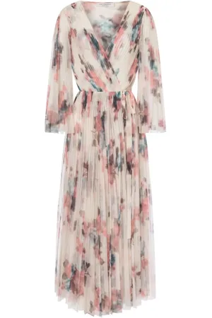 Serafini Klänning, Dam, M, Polyester, Maxiklänning
