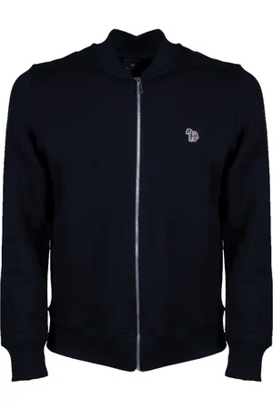 Paul Smith Sweatshirts & Hoodies, Herr, M, Bomull, Zebra Logo Bomberjacka