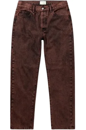 ARIES Jeans, Herr, W30, Denim, Vintage Denim Jeans med röda accenter