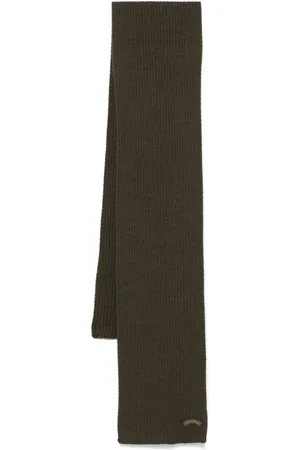 Paul & Shark Accessoarer, Herr, ONE Size, Broderad ullscarf