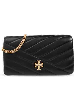 Tory Burch Accessoarer, Dam, ONE Size, Läder, Kira Chevron Kedjeplånbok