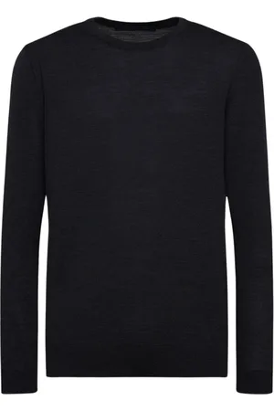Kiton Stickade tröjor & koftor, Herr, M, Ulltröja med Rund Hals