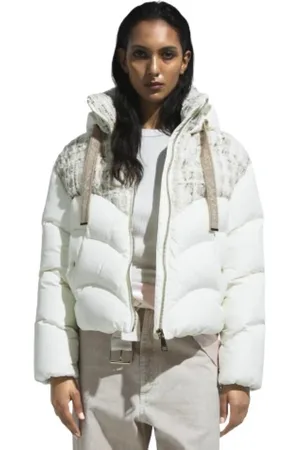 Khrisjoy Jacka, Dam, S, Tweed, Vit Tweed Luxe Vinterjacka