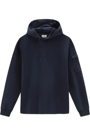 Woolrich Sweatshirts & Hoodies, Herr, M, Bomull, Hooded Sweatshirt