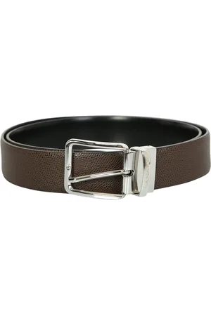 CANALI Accessoarer, Herr, 100 CM, Läder, Brun Läderbälte Stiligt Herrtillbehör