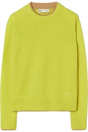 Tory Burch Stickade tröjor & koftor, Dam, S, Kashmir, Double Layer Cashmere Crewneck