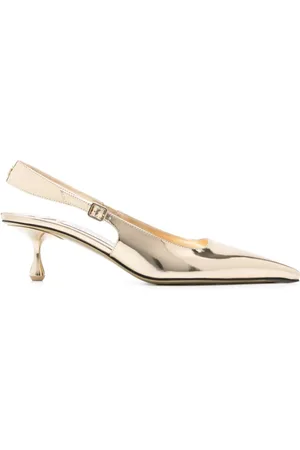 Jimmy Choo Skor, Dam, 37 EU, Läder, Amel 50 slingback pumps