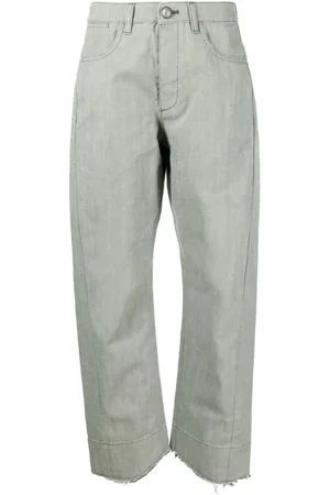 Jil Sander Byxor, Dam, S, Bomull, Eleganta Bomullsbyxor