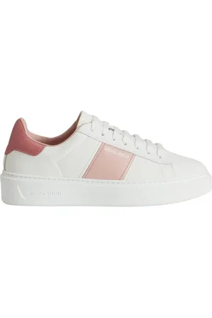 Woolrich Skor, Dam, 38 EU, Läder, Vita Rosa Lädersneakers