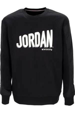 Jordan Sweatshirts & Hoodies, Herr, L, Bomull, Grafisk Fleece Crewneck Sweatshirt