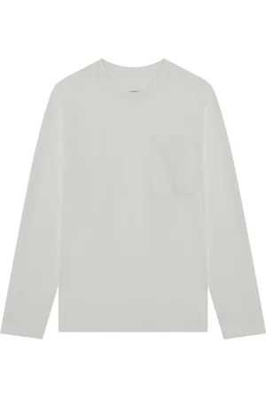 Jil Sander Topp, Herr, L, Bomull, Långärmad T-shirt med rund hals