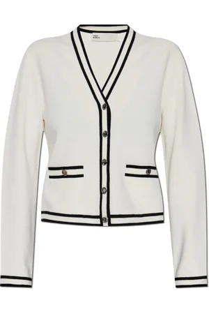 Tory Burch Stickade tröjor & koftor, Dam, L, Yllekofta `Kendra`
