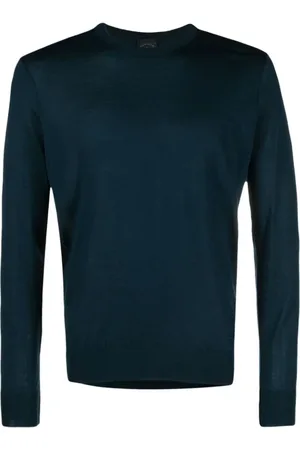 Paul & Shark Stickade tröjor & koftor, Herr, 3Xl, Crewneck Sweater