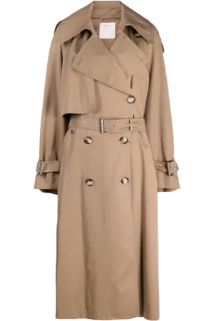 Sportmax Kappa, Dam, M, Vattentät Sand Stil Modell 001