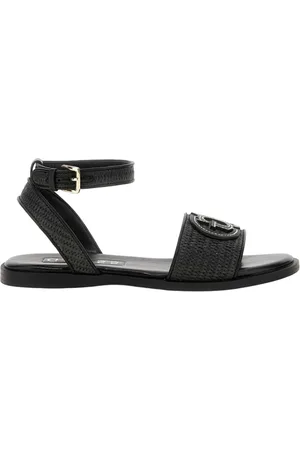 Guess Skor, Dam, 38 EU, Svarta Avslappnade Dam Sandaler