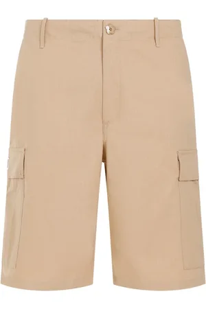 Kenzo Shorts, Herr, L, Bomull, Camel Workwear Shorts