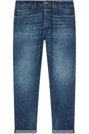 Dondup Jeans, Herr, W33, Denim, Regelbundna Icon Denim Jeans i Medium Mörk