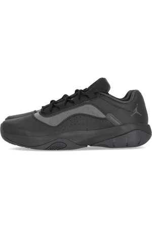 Jordan Skor, Herr, 46 EU, Läder, Low Sneaker Svart/Antracit Cushlon Foam