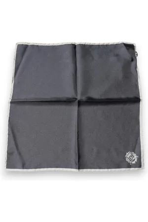 Dolce & Gabbana Accessoarer, Herr, ONE Size, Krona Logo Sidensnäsduk Halsduk
