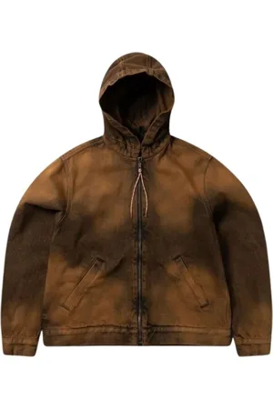 ARIES Sweatshirts & Hoodies, Herr, M, Denim, Svart Denim Huva Jacka