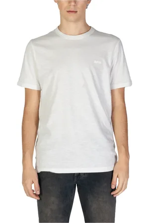 HUGO BOSS Topp, Herr, 2Xl, Bomull, Kortärmad T-shirt med Rund Hals