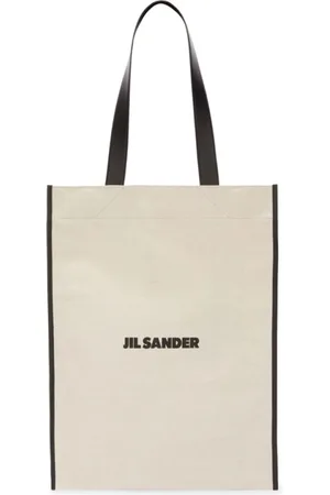 Jil Sander Väska, Herr, ONE Size, Läder, Tygväska i och svart med läderhandtag