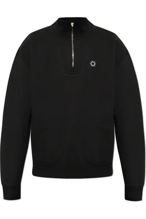 Kenzo Sweatshirts & Hoodies, Herr, L, Bomull, Sweatshirt med logotypapplikation