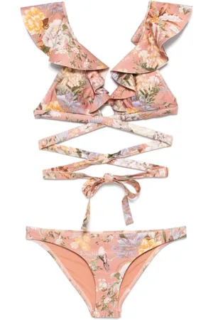 ZIMMERMANN Badkläder, Dam, M, Läder, Sea Clothing Powder Bikini