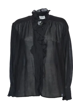 Isabel Marant Blusar & Skjortor , Dam, M, Bomull, Cotton Voile Top