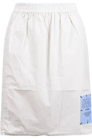 Alexander McQueen Kjol, Dam, S, Vit Mini Kjol för Kvinnor