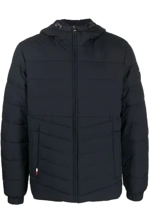 Tommy Hilfiger Jacka, Herr, M, Polyester, Vadderad jacka med huva